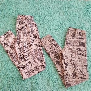 Comic book and Trukfit leggings bundle